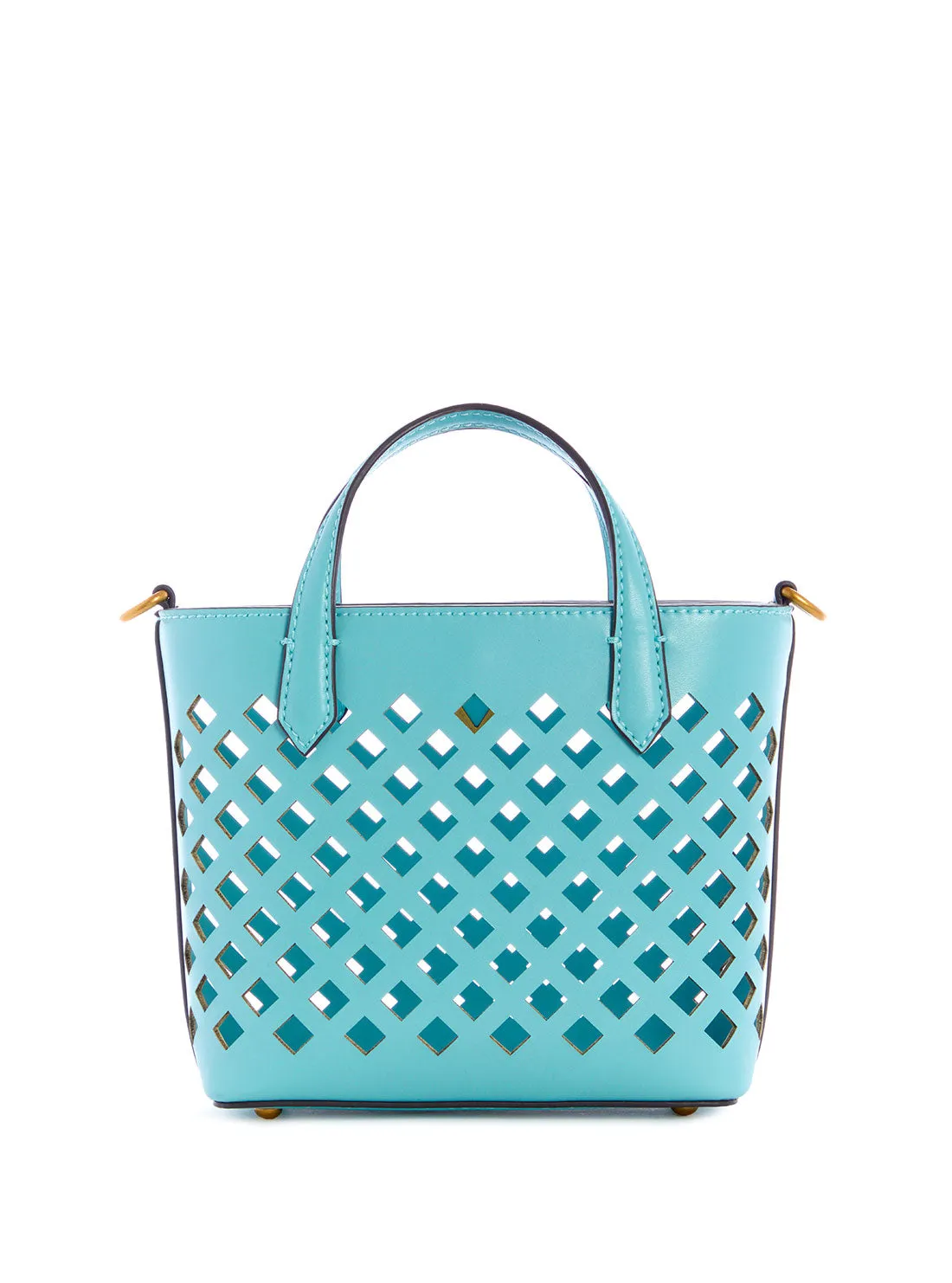 Turquoise Aqua Mini Tote Bag