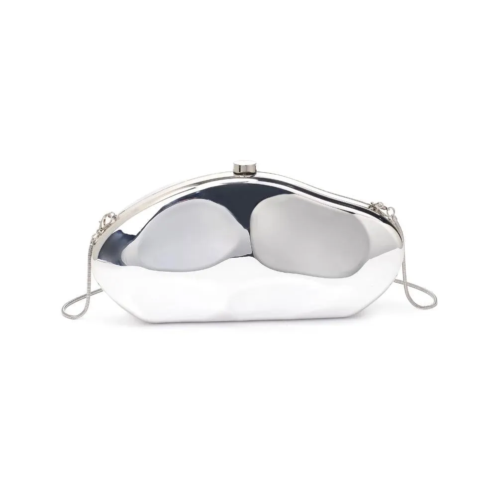 URBAN EXPRESSIONS Marly Evening Bag in Silver