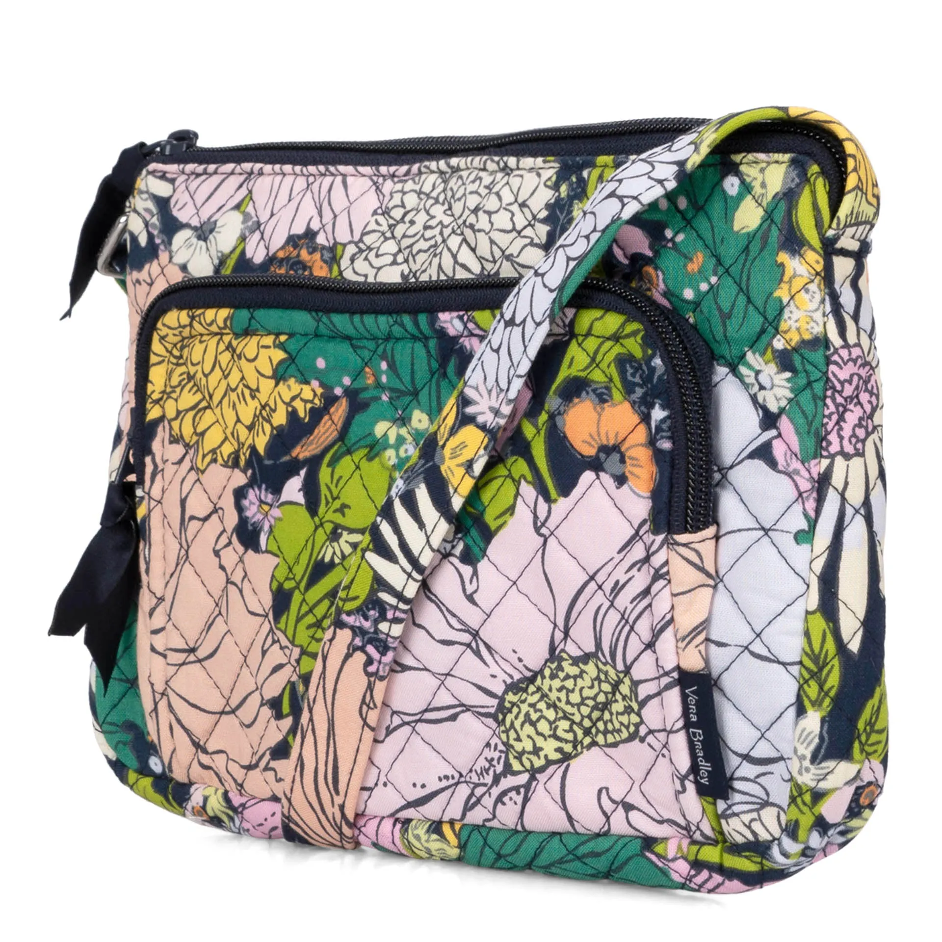 Vera Bradley RFID Little Hipster Crossbody Bag Bloom Floral