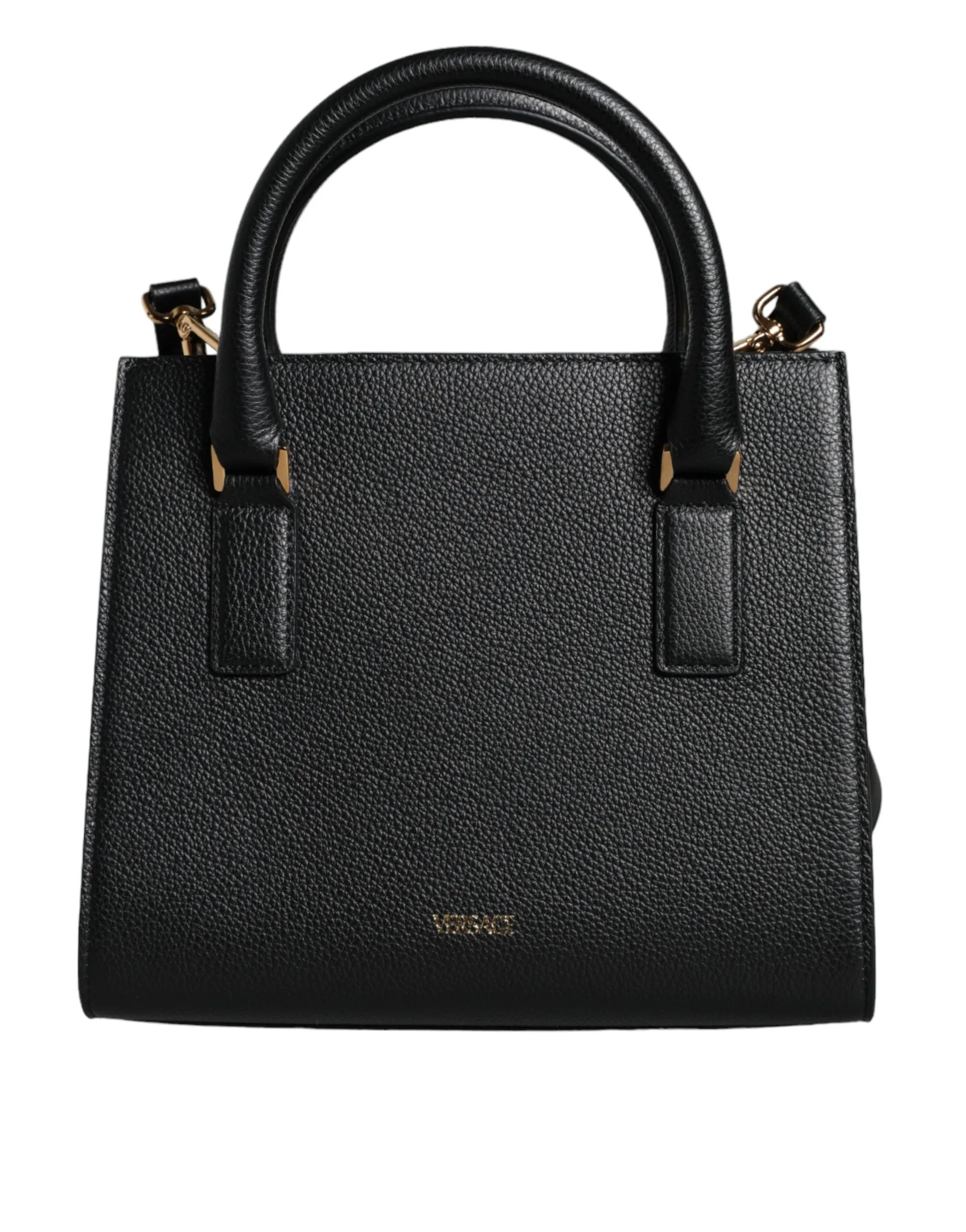 Versace Virtus Top Handle Leather Bag