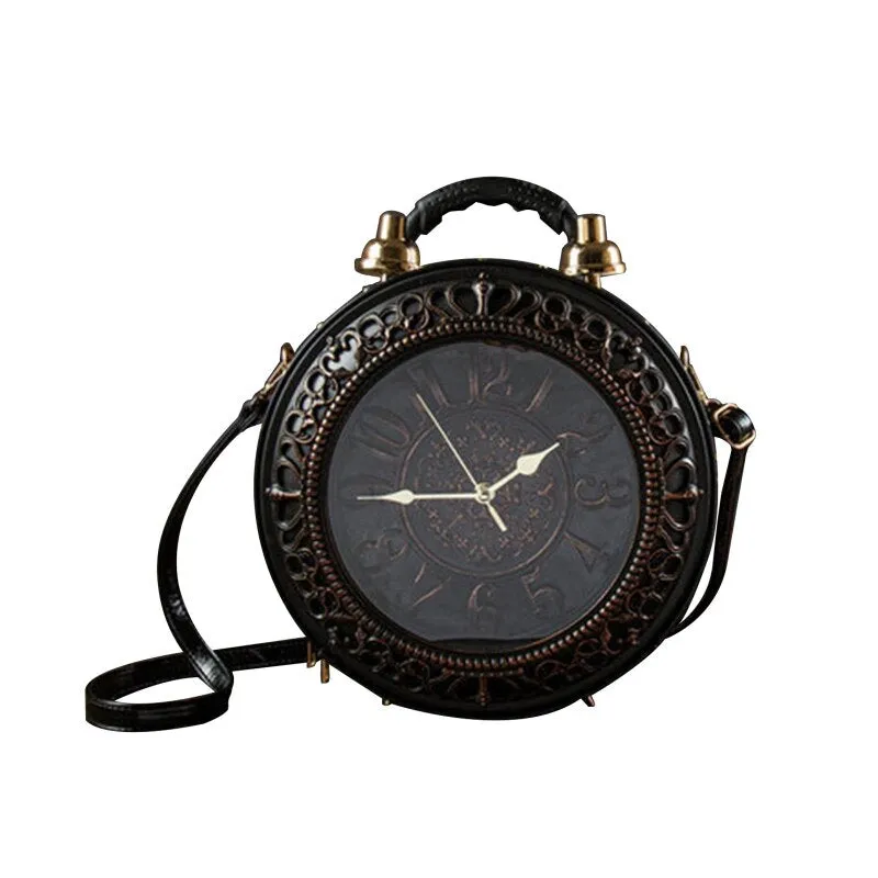 Vintage Time Creative Clock Crossbody Bag