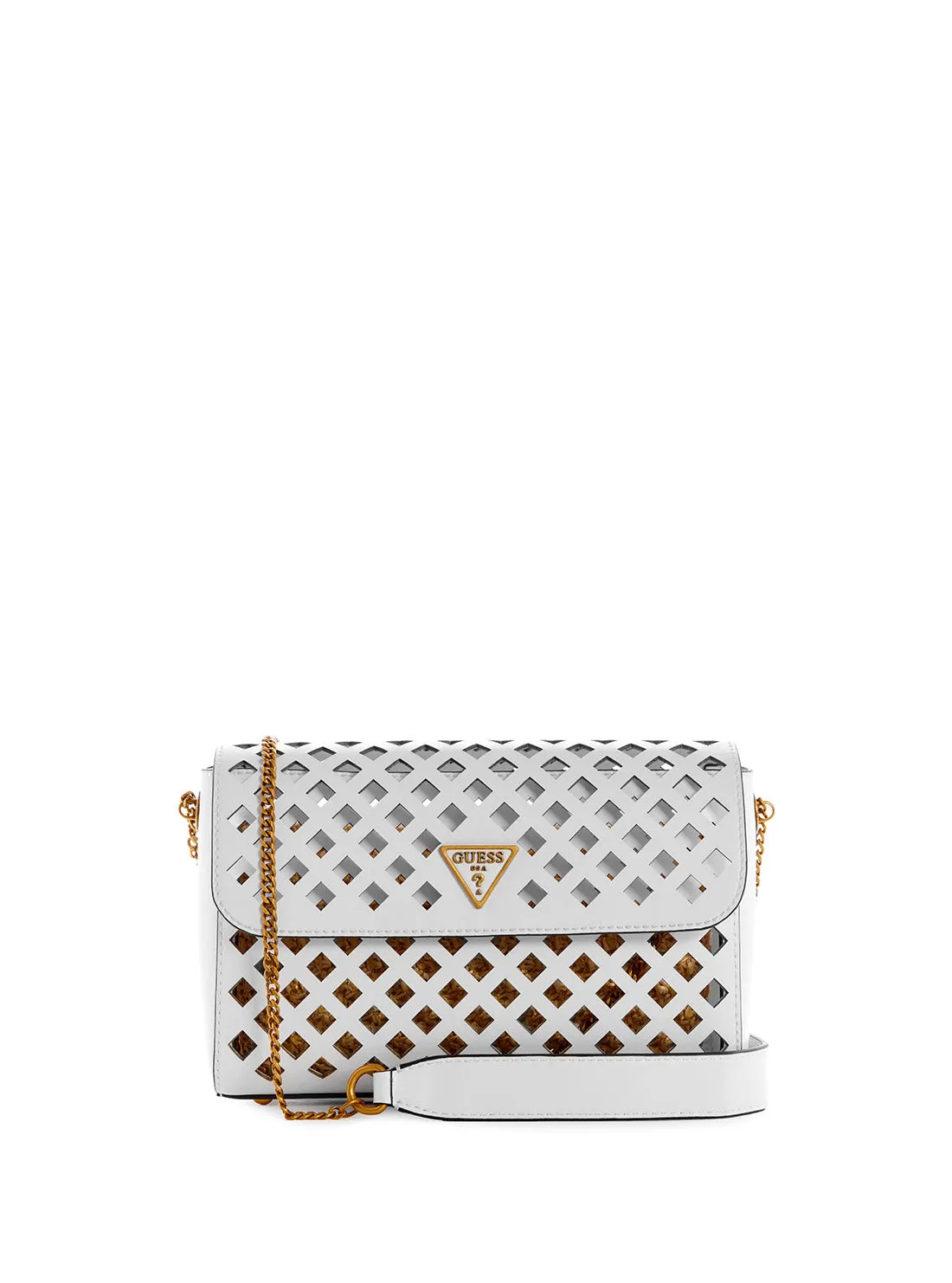 White Aqua Crossbody Bag